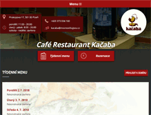 Tablet Screenshot of kacaba.cz